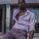 Wheeling black guy waiting for the right woman